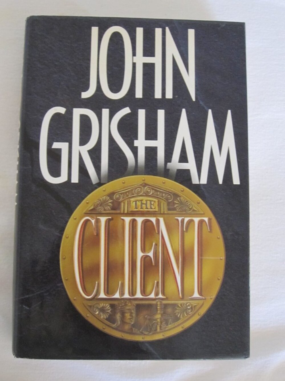 *Signed* 1993 John Grisham h/c Book: The Clien - 1st ed. / 1st Print w/ DJ